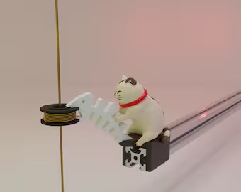 Cat Fishing Filament Guide For Creality Ender 3 V2