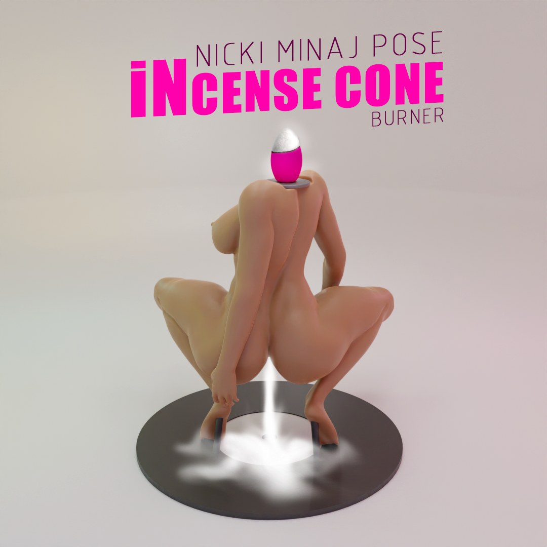 Backflow Incense Burner Nicki Minaj Pose