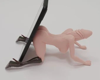 Penis Girl Phone Stand