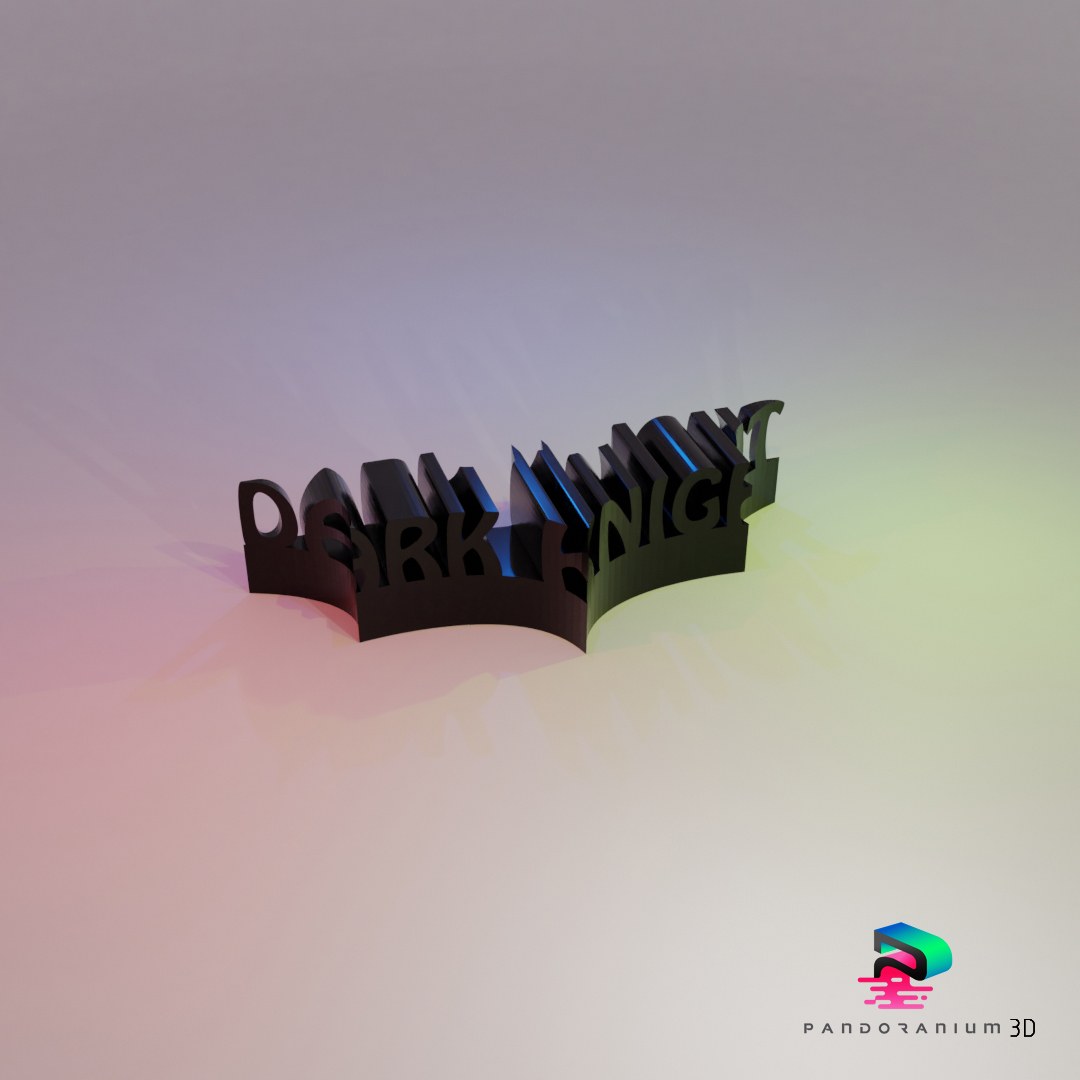 Word Shape - Dark Knight