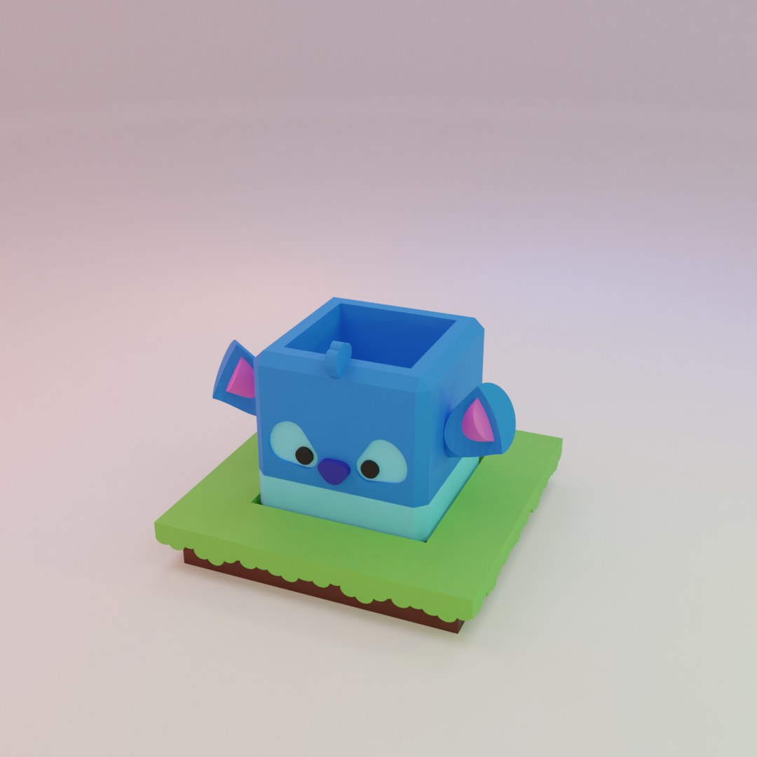 Tsum Tsum Planter Box (Stitch