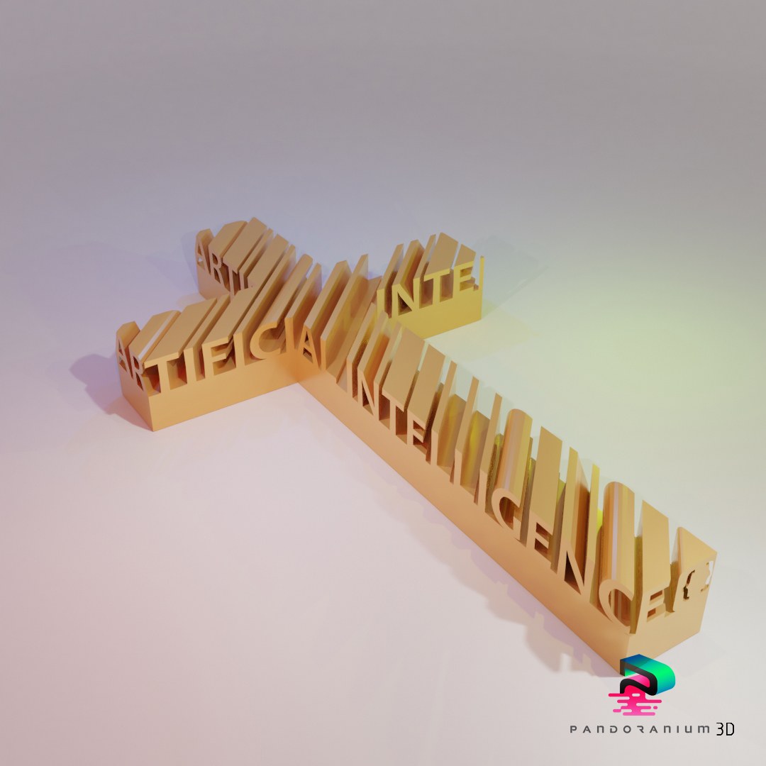 Word Shape - Funny Cross (Artificial Intelligence