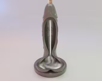 Backflow Incense Burner: Adult Humor