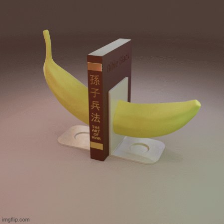 Banana Bookends