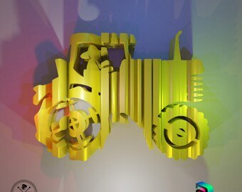 Tractor Word Art - No Farmer No Food