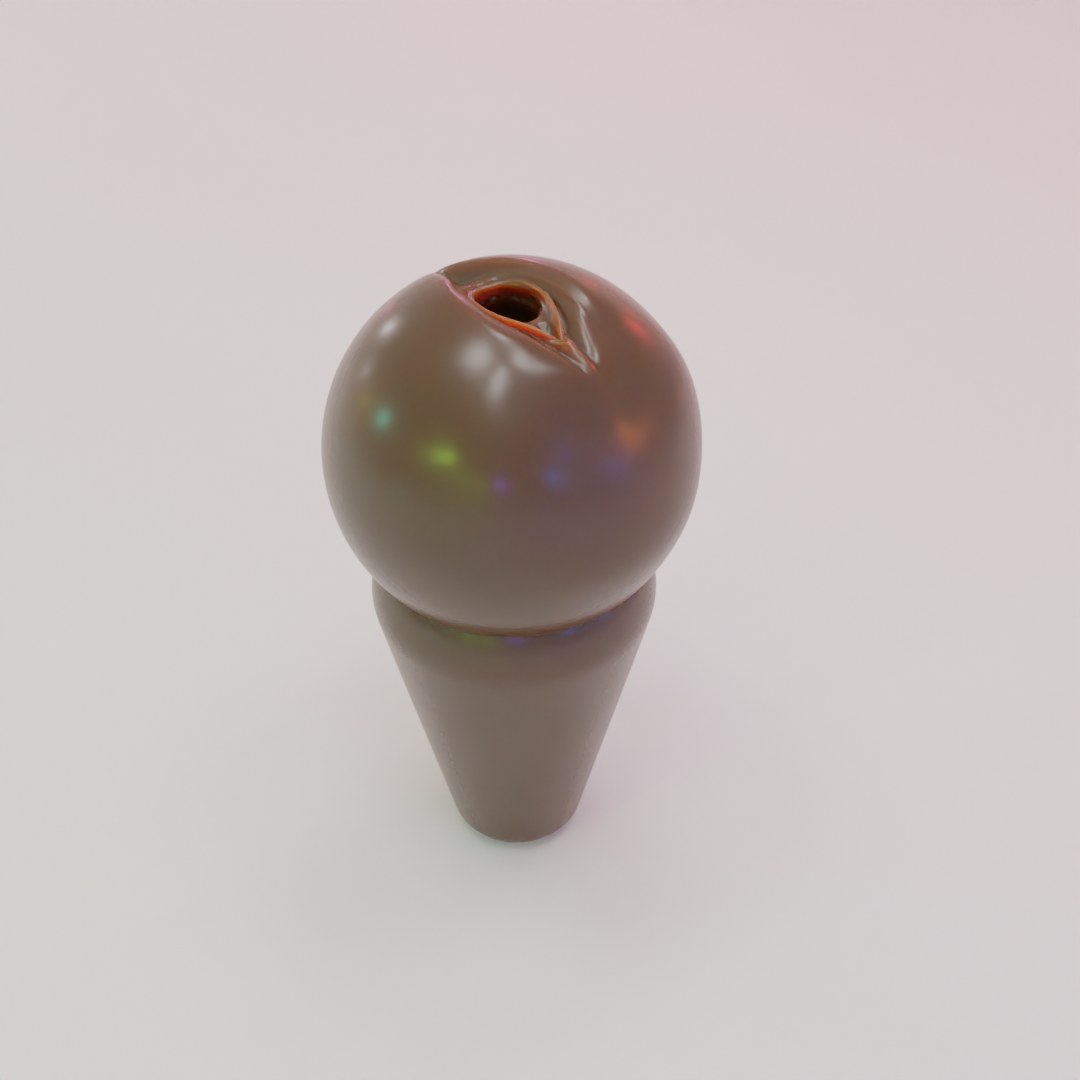 Vagina Wine Bottle Stopper digital 3D model preview