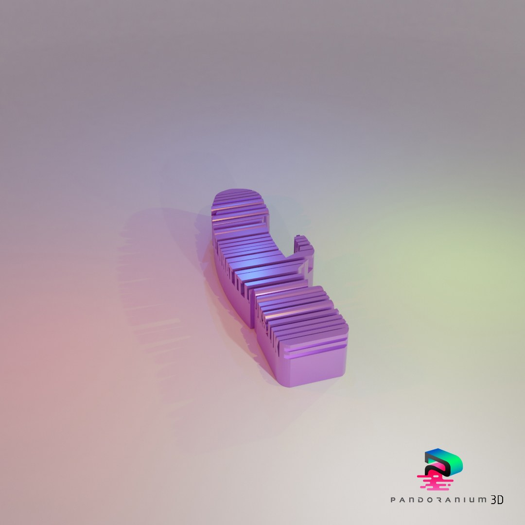 Word Shape - Vibrator (This Is Not What It Looks Like digital 3D model preview