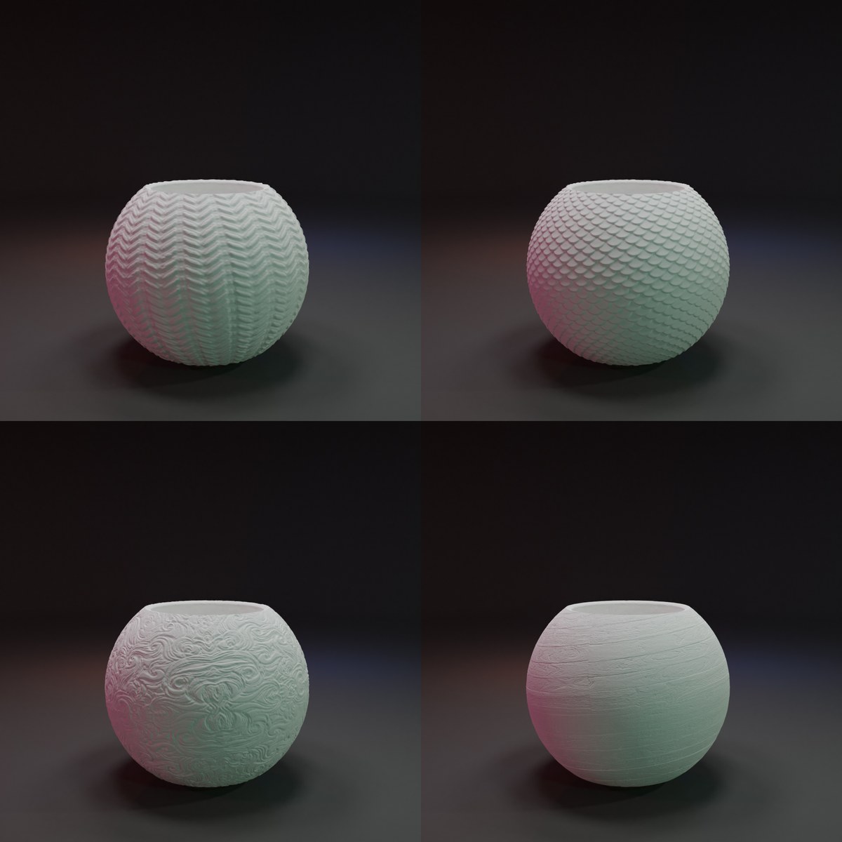 Sphere Flower Pots