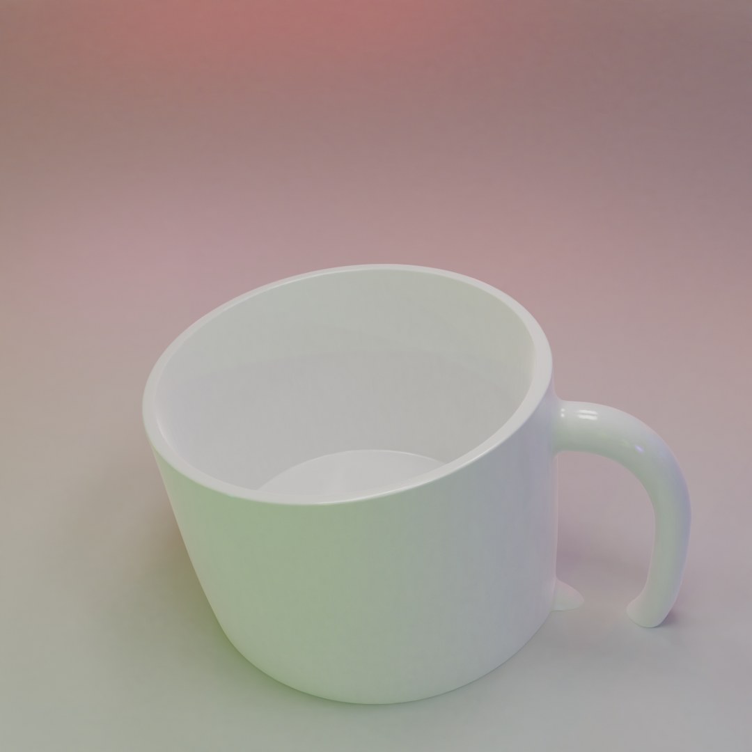 Sliced Sunken Mug | Flower Pot | Container