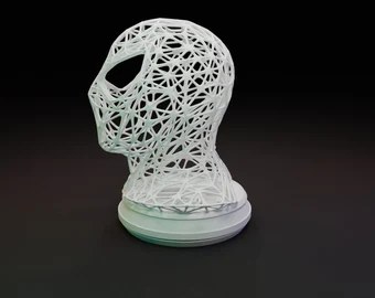 Spiderman Head: Spider Web Style