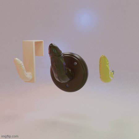Coat Hanger digital 3D model preview