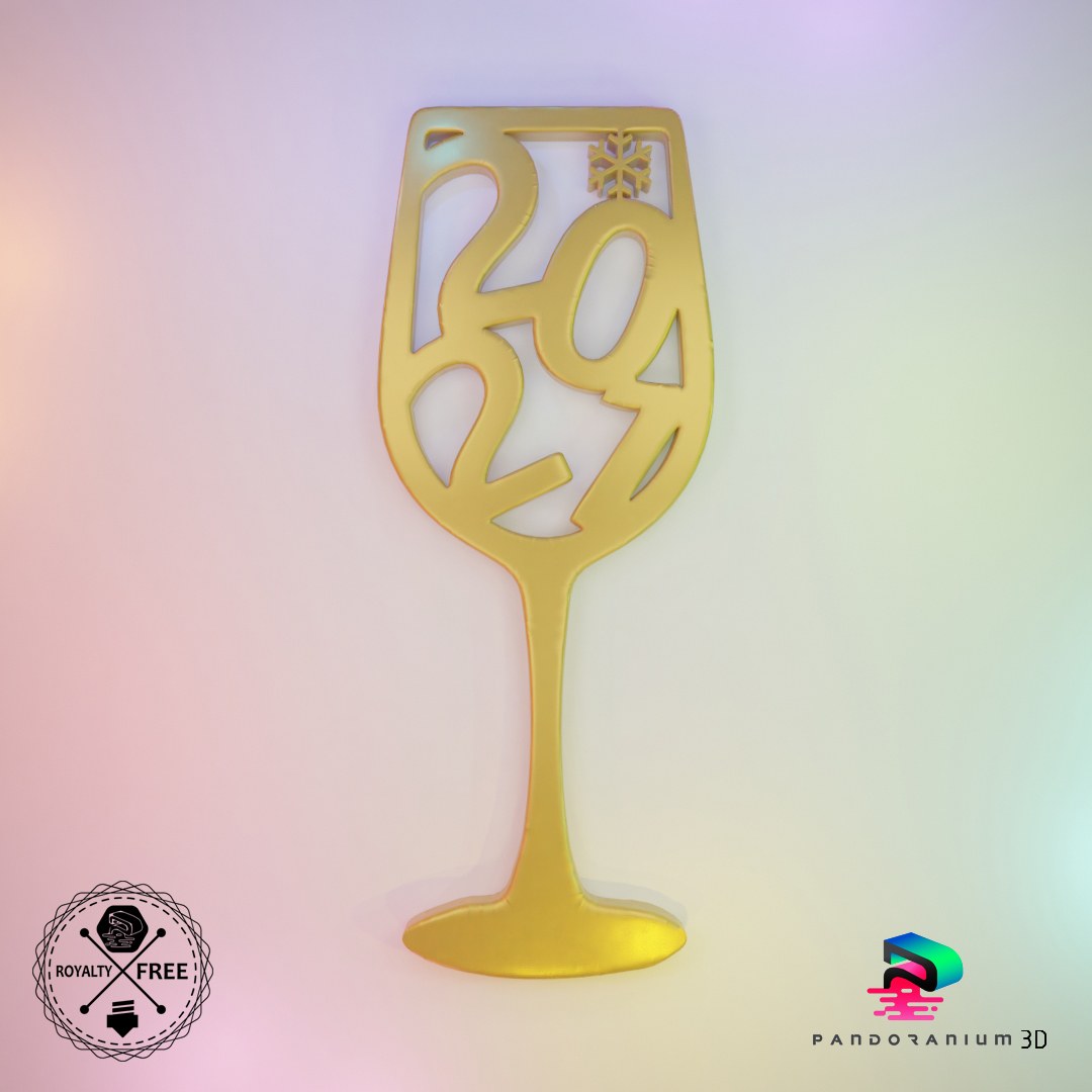 Ornament - 2021 Wine Glass
