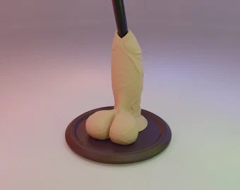 Dick Penis Pen Holder
