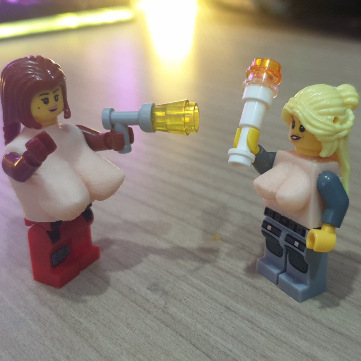 L.e.g.o Blocks Boobs For Mini Figure Girl