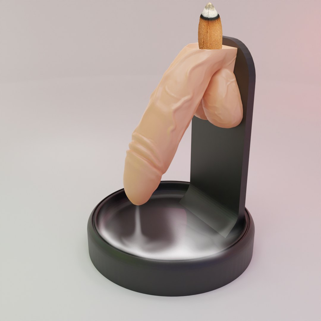 Backflow Incense Burner Penis