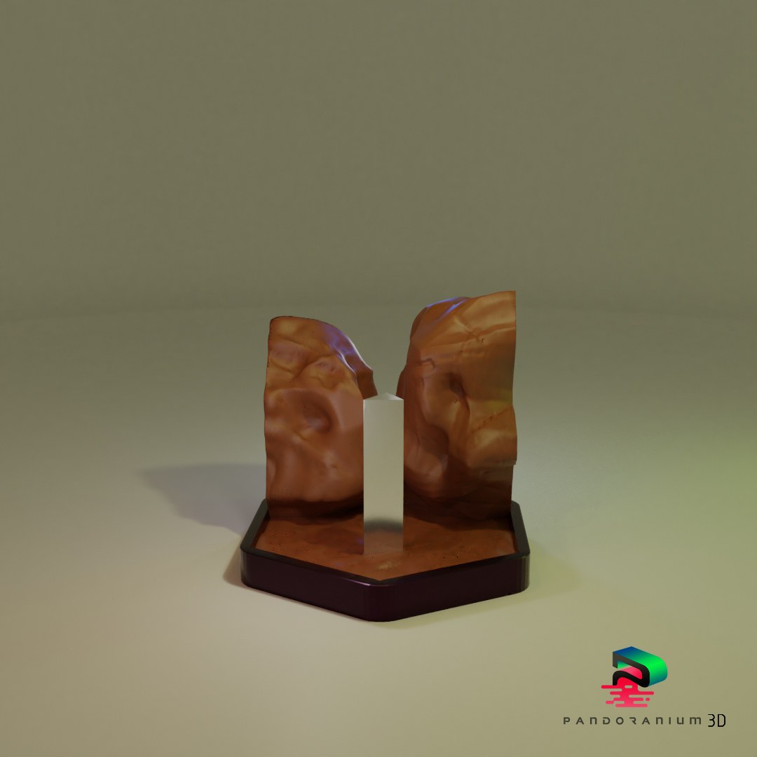 Mysterious Monolith - Utah digital 3D model preview
