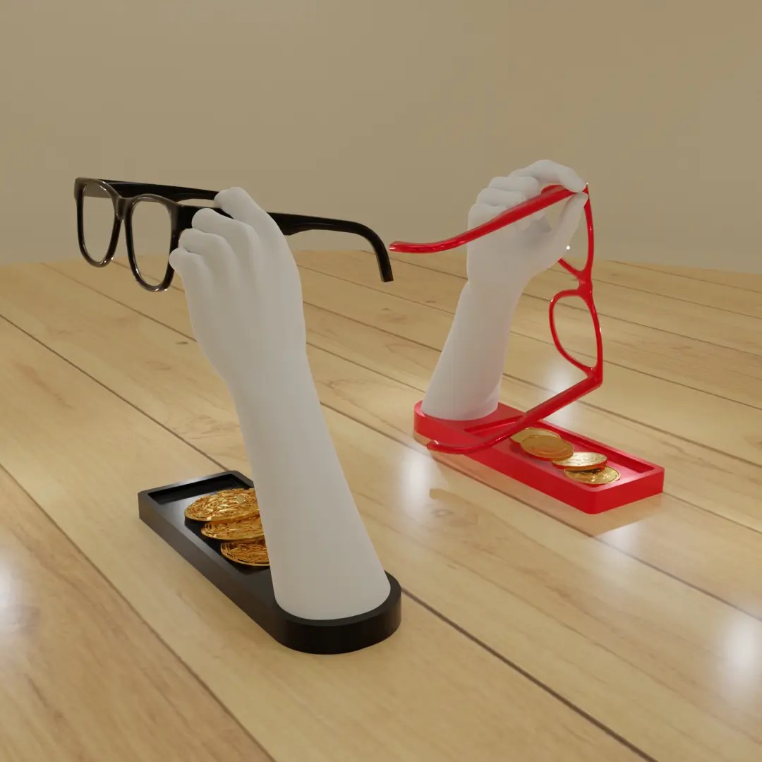 Hang Eyeglass Holder digital 3D model preview