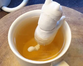 Cat Tea Leaf Infuser digital 3D model preview