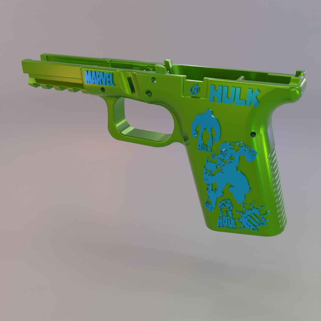 G19 Glock Frame The Hulk