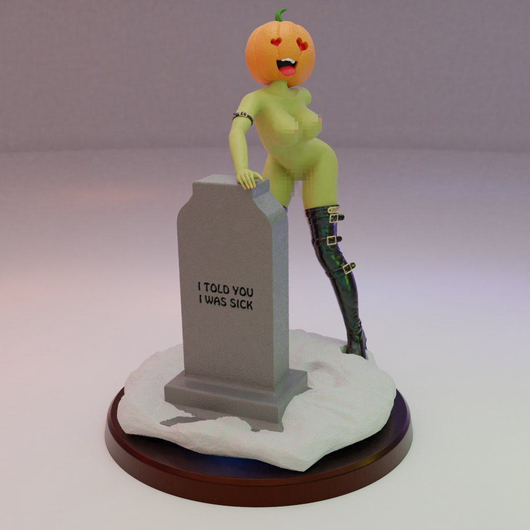 Fantasy World Monster Girl - Jacqueline O' Lantern (Nsfw