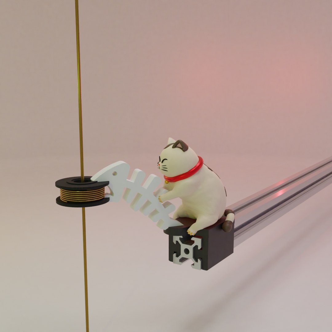 Cat Fishing Creality Ender 3 V2 Filament Guide