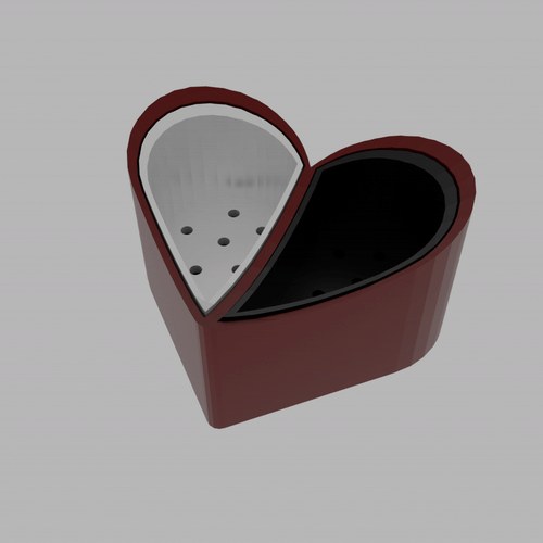 Planter Box - Valentine Love Heart Shape