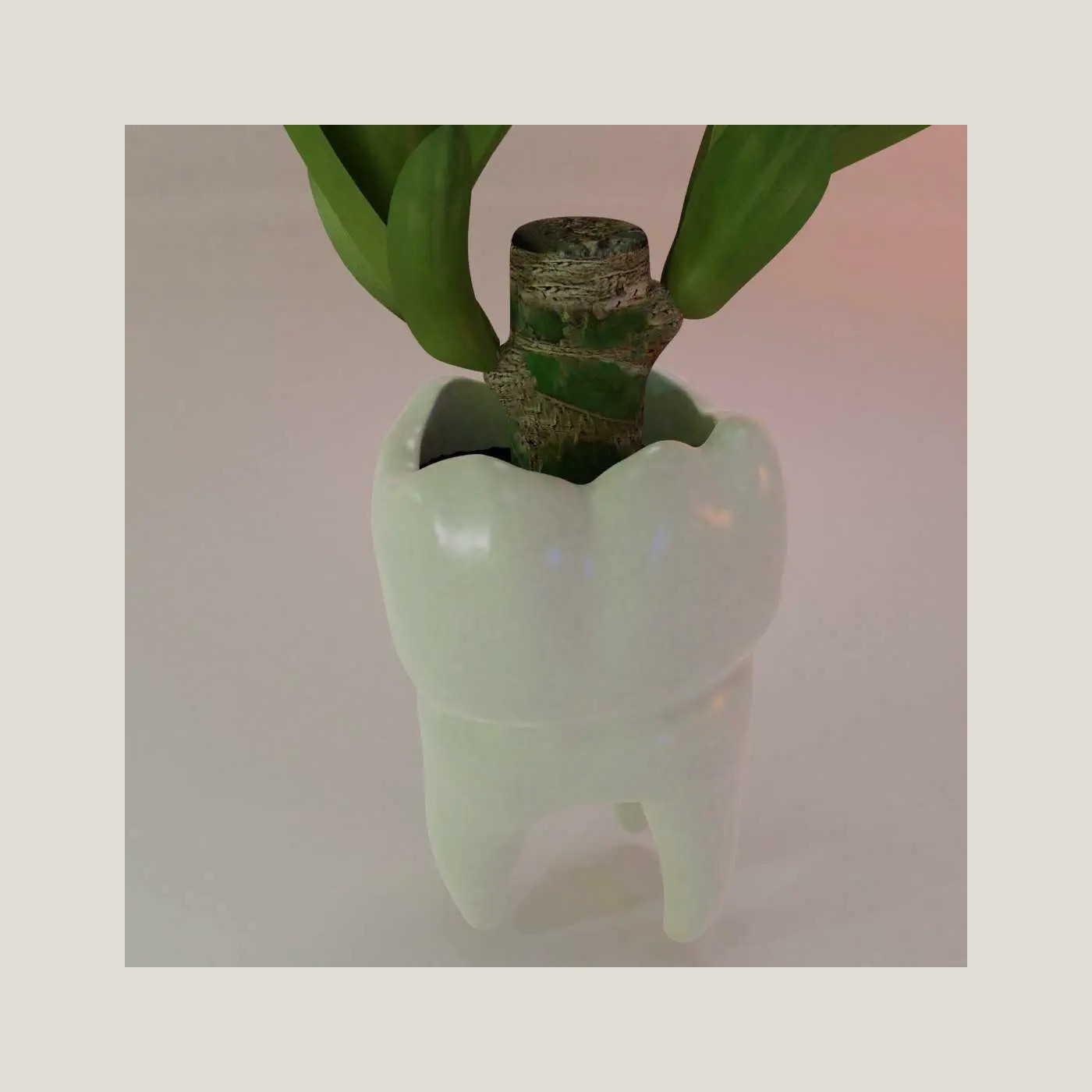 Teeth Flower Pot