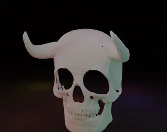 Halloween Skull Mask 5-In-1