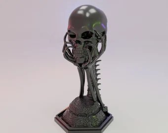 Skull Incense Cone Burner
