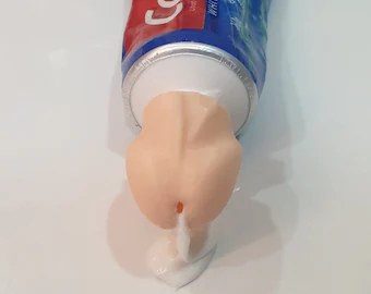 Dick-Head Toothpaste Topper Cap