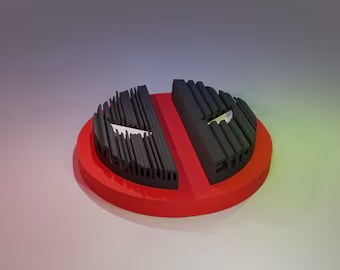 Deadpool Maximum Effort Word Shape digital 3D model preview