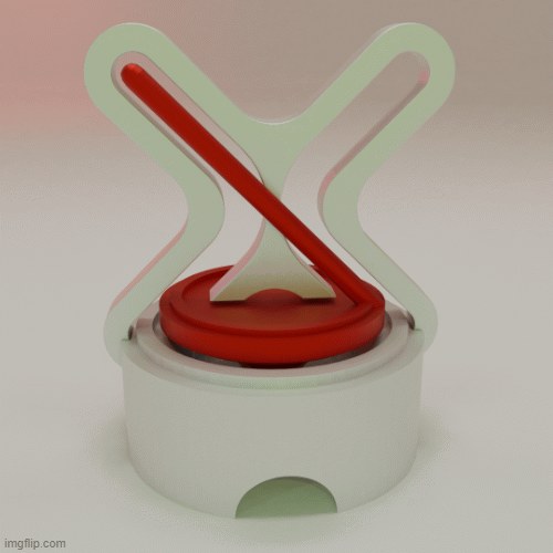 Creality Enderextruder Knob digital 3D model preview
